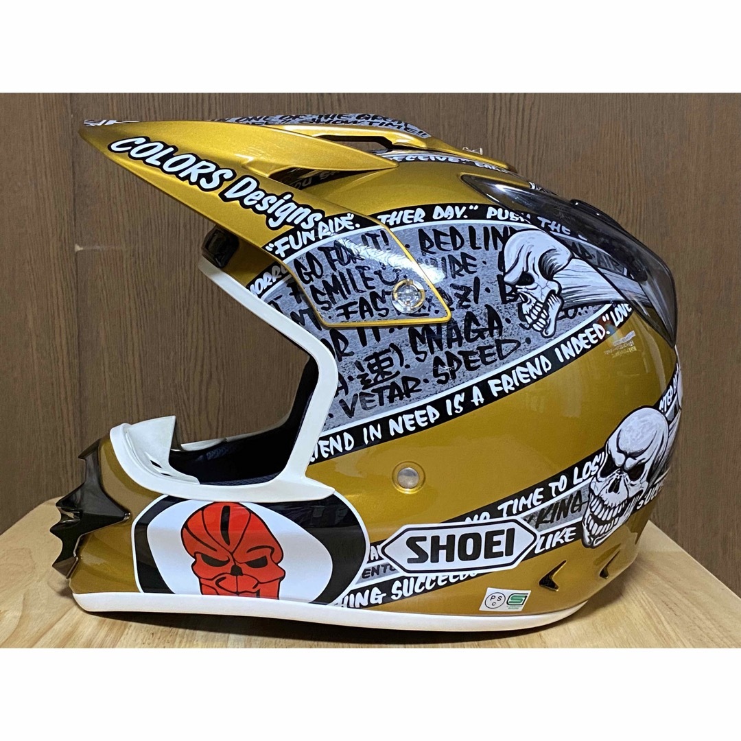 【極美品】ショウエイ　SHOEI　ヘルメット　オフロード　バイク　Sサイズ