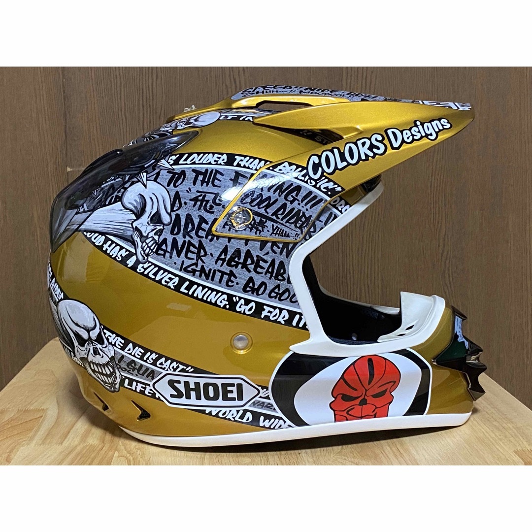 【極美品】ショウエイ　SHOEI　ヘルメット　オフロード　バイク　Sサイズ