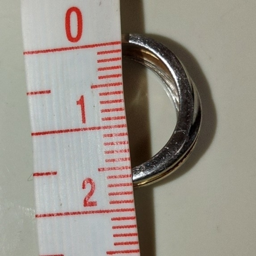 K18/PT900コンビ 指輪 レディースのアクセサリー(リング(指輪))の商品写真