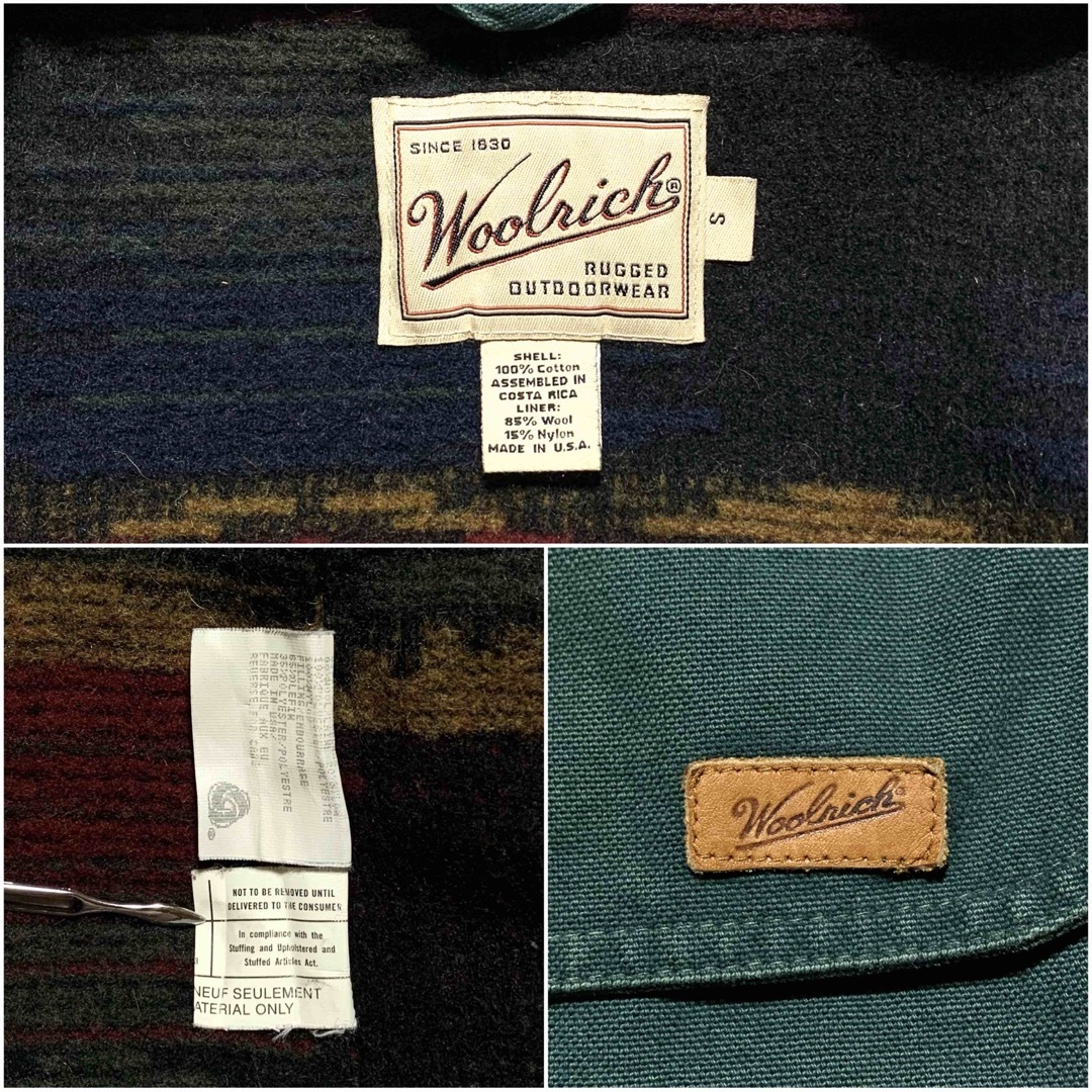 WOOLRICH(ウールリッチ)の☆ウールリッチ 90s ライナー付き カバーオール ジャケット USA製 古着 レディースのジャケット/アウター(ブルゾン)の商品写真