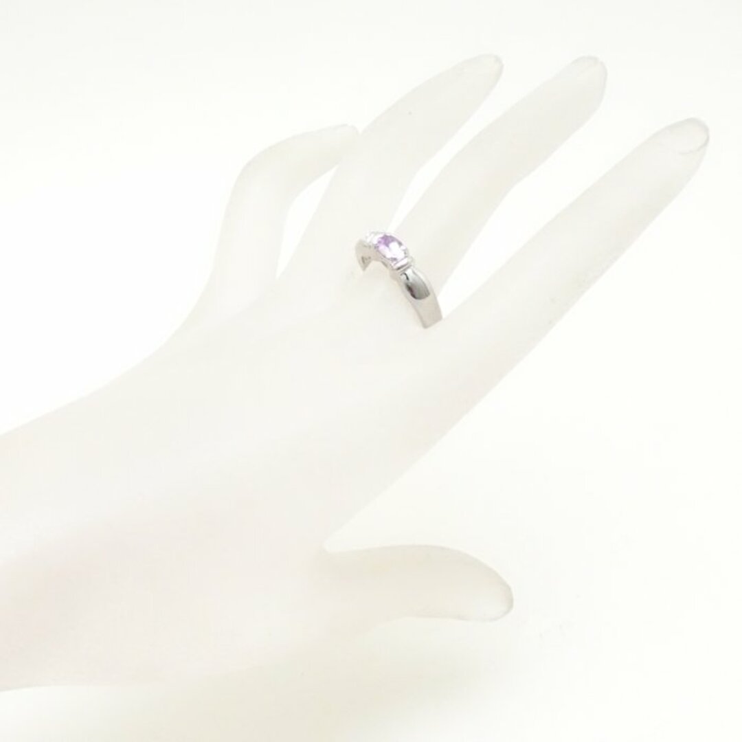 MIKIMOTO ミキモト リング 指輪 ピンクトパーズ0.45ct ダイヤモンド0.12ct 16号 Pt950プラチナ/290483【BJ】