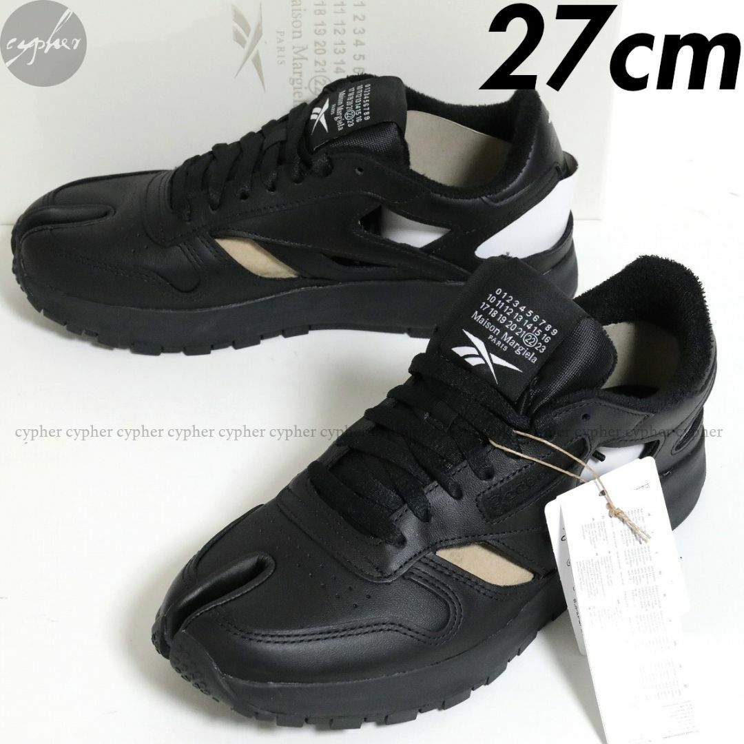 Maison Martin Margiela(マルタンマルジェラ)の27cm 新品 メゾンマルジェラ リーボック カットアウト タビ スニーカー 黒 メンズの靴/シューズ(スニーカー)の商品写真