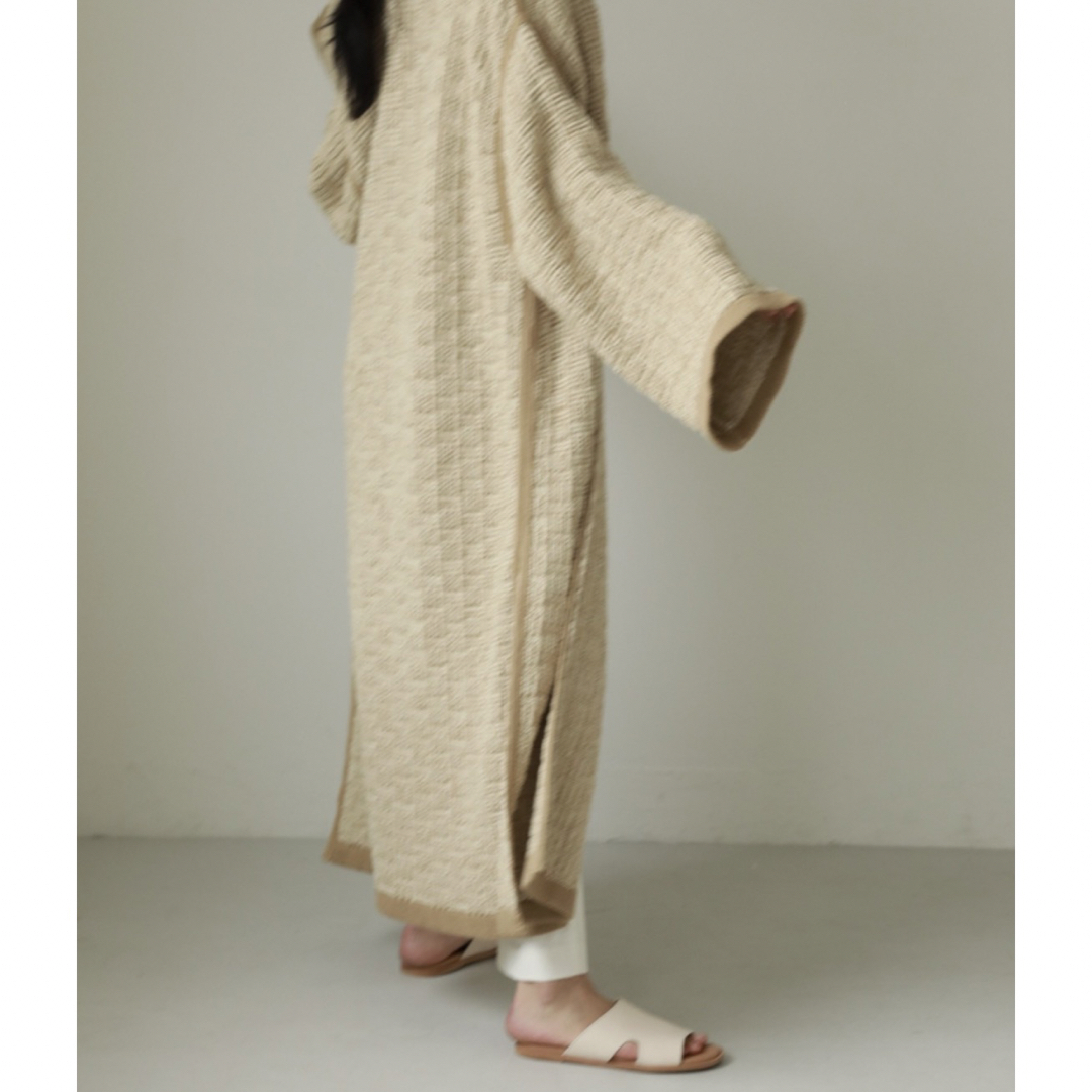 TODAYFUL(トゥデイフル)のTODAYFUL ニットジャガードガウン（Knit Jacquard Gown） レディースのジャケット/アウター(ガウンコート)の商品写真