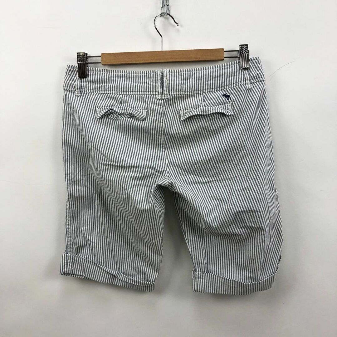 Abercrombie&Fitch(アバクロンビーアンドフィッチ)のアバクロンビー＆フィッチ ハーフパンツ ストライプ柄 ストレッチ素材 サイズ2 メンズのパンツ(ショートパンツ)の商品写真