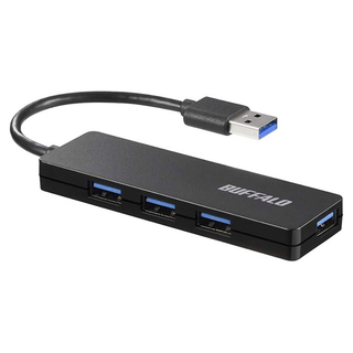 バッファロー(Buffalo)の【2個セット】バッファロー USB ハブ USB3.0 スリム設計 4ポート(PC周辺機器)