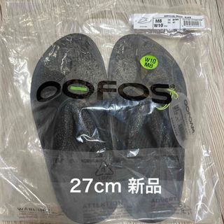 ウーフォス(OOFOS)のOOFOS ウーフォス OOriginalリカバリーサンダル 27cm ブラック(サンダル)