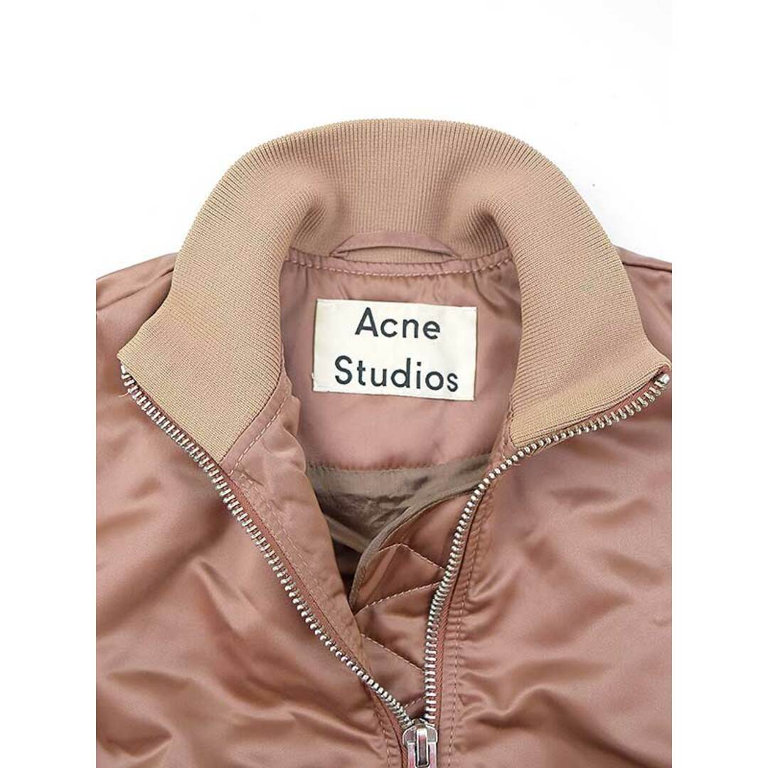 ACNE(アクネ)のAcne Studios アクネストゥディオズ ADELA BOMBER ボンバージャケット ピンク 32 レディースのジャケット/アウター(その他)の商品写真