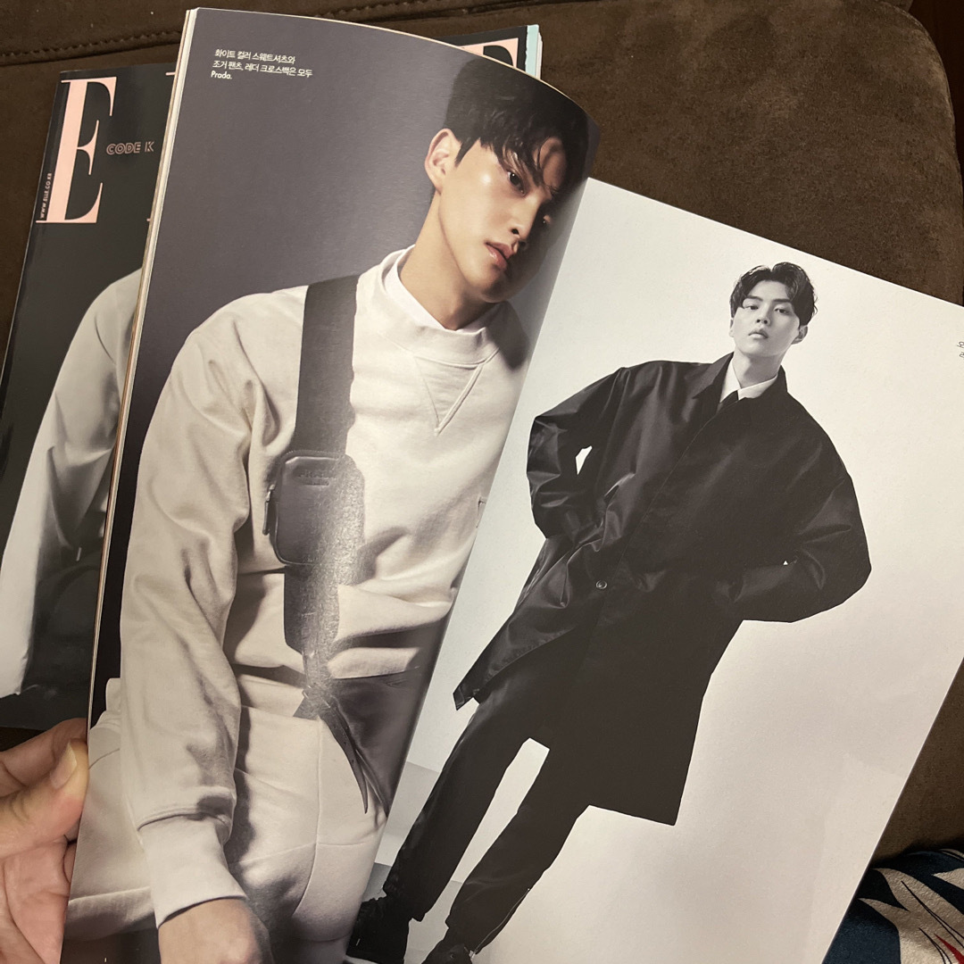 値下げ‼︎ ソンガン☆韓国版ELLE  エンタメ/ホビーの雑誌(文芸)の商品写真