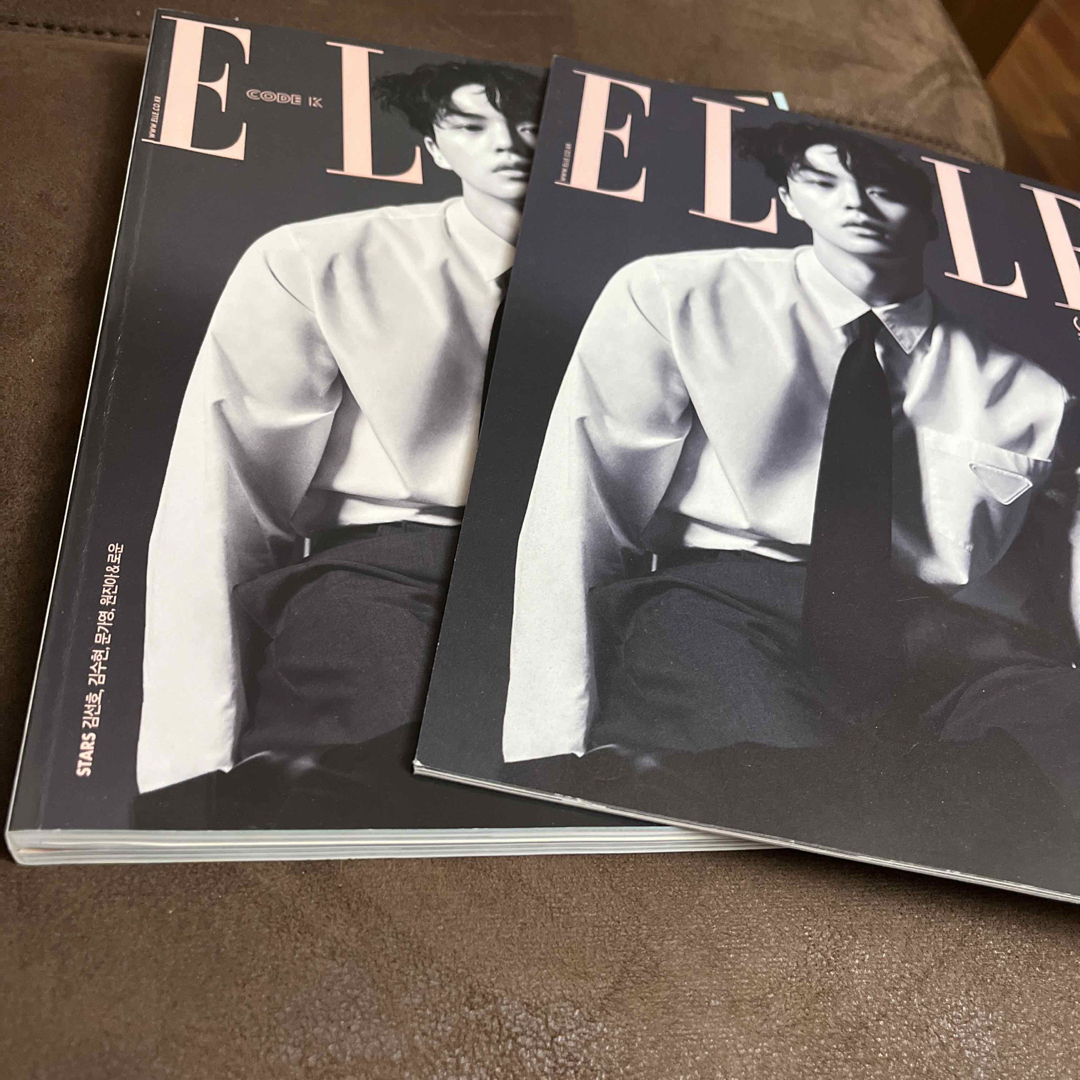 値下げ‼︎ ソンガン☆韓国版ELLE  エンタメ/ホビーの雑誌(文芸)の商品写真