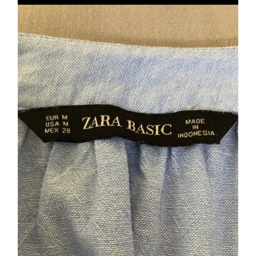 ZARA(ザラ)のZARA BASIC ザラ 半袖カットソー　大きいサイズ レディースのトップス(カットソー(長袖/七分))の商品写真