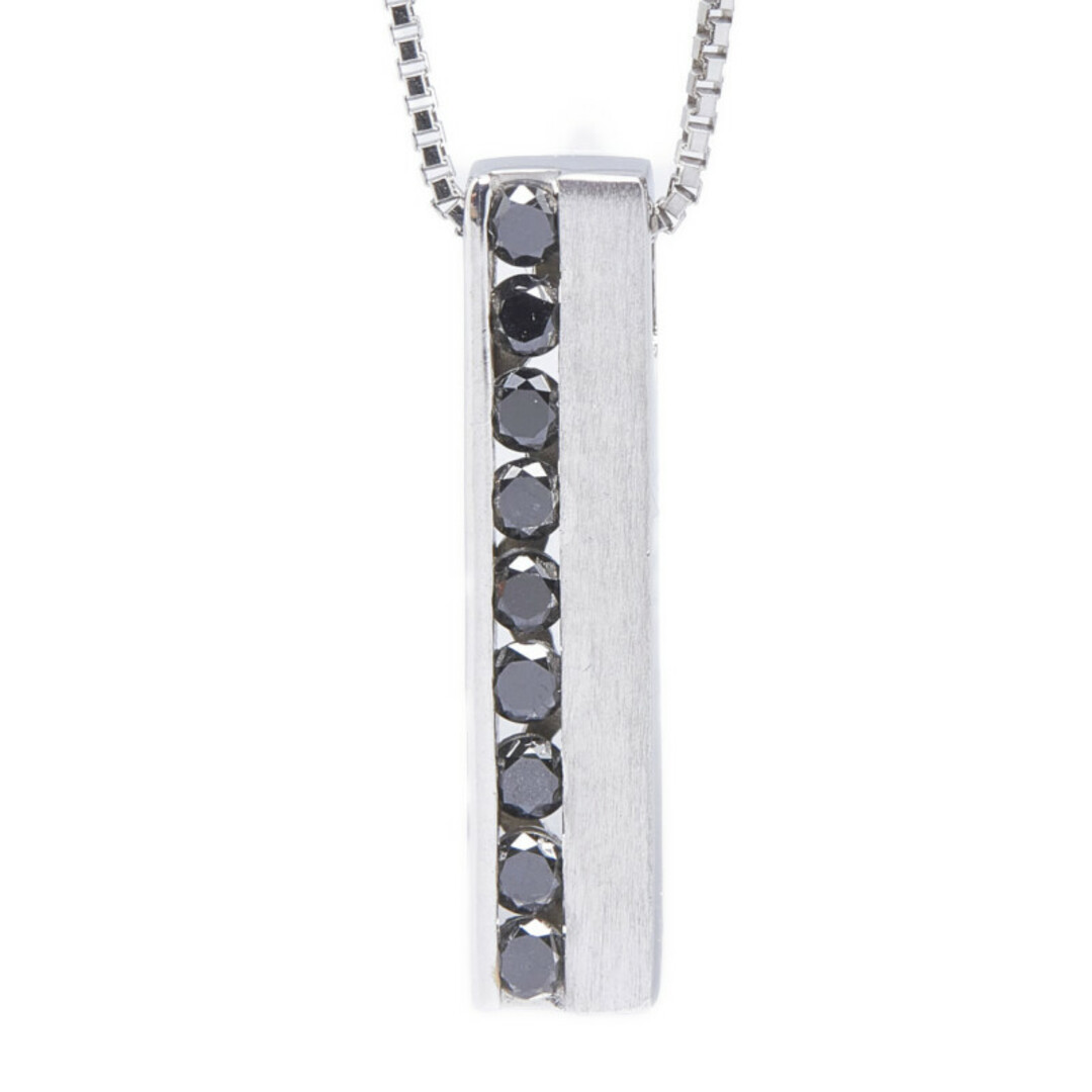 美品 K18WG ホワイトゴールド ネックレス ダイヤ 0.40ct 【1-0118834
