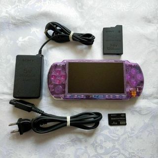 PlayStation Portable - 【美品】PSP 3000 すぐ遊べるセット(クリア