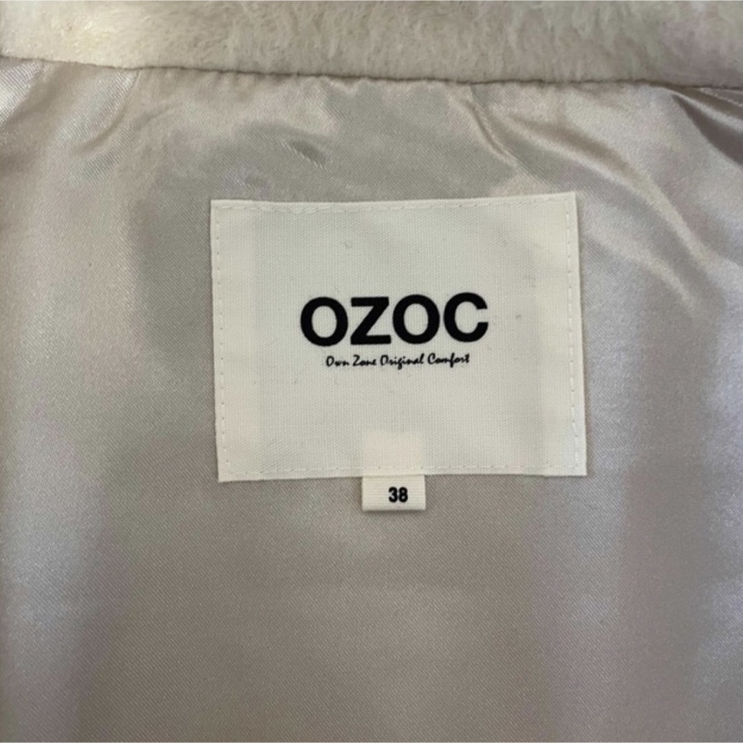 OZOC(オゾック)の【値下げ！】OZOC （オゾック）　2wayコート　ボアコート　コクーンコート レディースのジャケット/アウター(毛皮/ファーコート)の商品写真