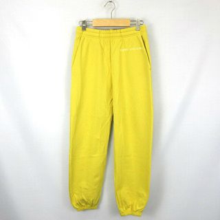 マークジェイコブス(MARC JACOBS)のMARC JACOBS THE SWEATPANTS スウェットパンツ 黄色 S(スラックス)