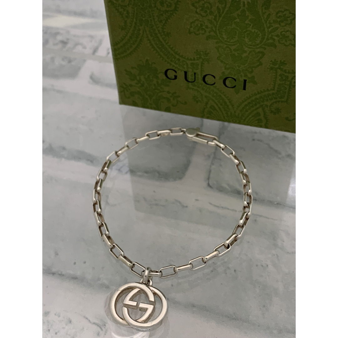 Gucci - 美品 GUCCI グッチ インターロッキング リンクチェーン