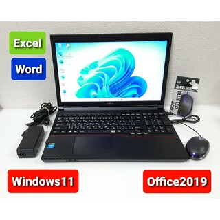 富士通 ノートパソコン Corei7 windows11 office:F141