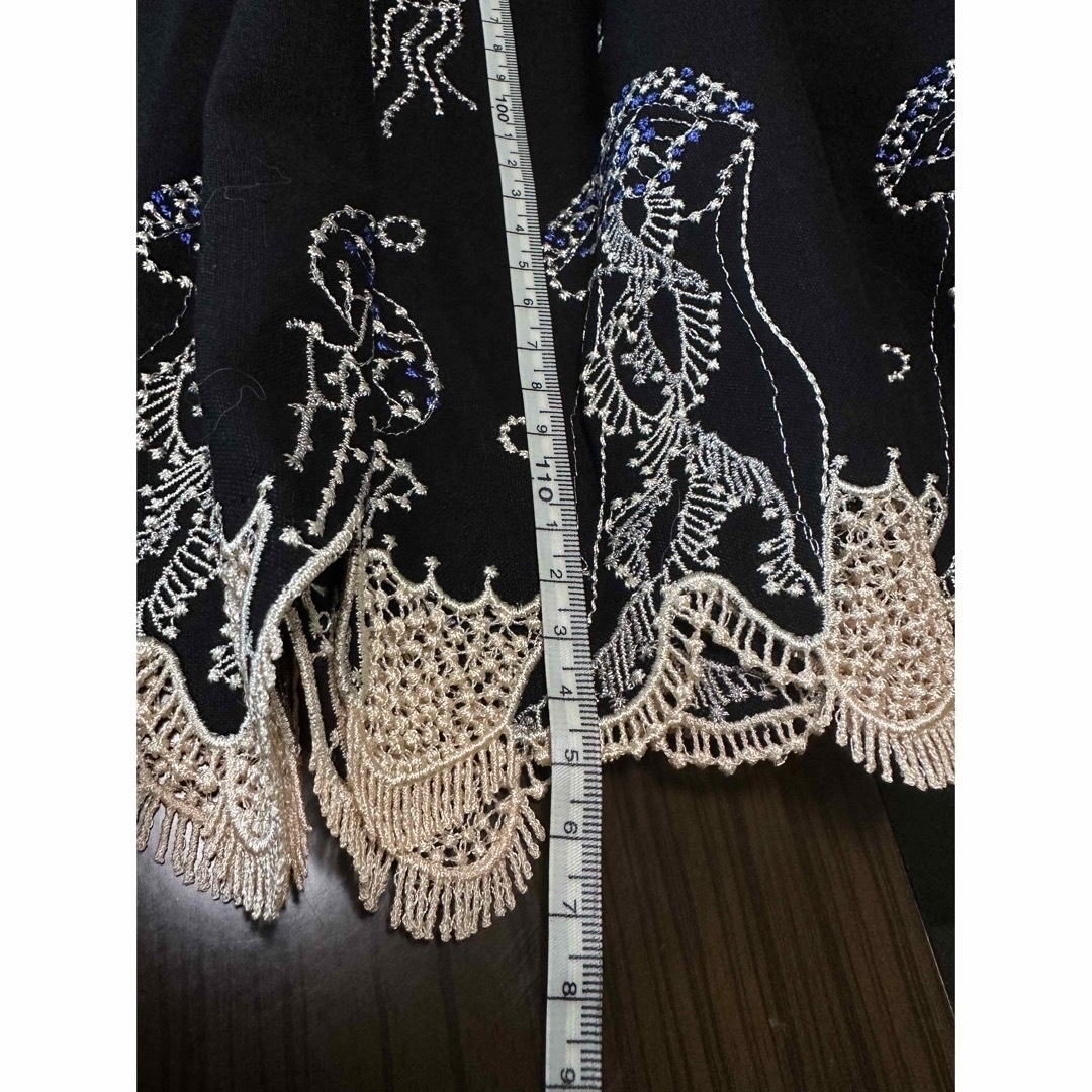 タグ付き 未使用 マーブルシュッド クラゲ 刺繍 ワンピース