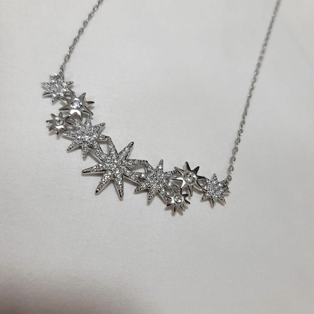 スワロフスキー Fizzy 星 ネックレス ストーン 銀河 SWAROVSKI