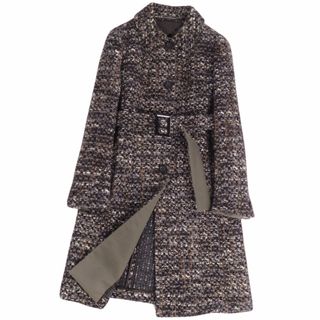 マックスマーラ(Max Mara)の極美品 マックスマーラ Max Mara STUDIO コート ステンカラーコート バルマカーンコート ツイード アウター レディース JI42 USA8 FB40(M相当) マルチカラー(その他)