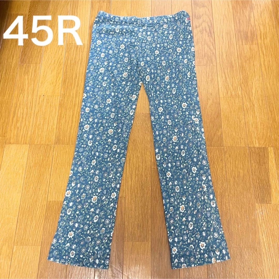 45R　フラワープリント　総柄　レギンス　パンツ　スパッツ　サイズ1