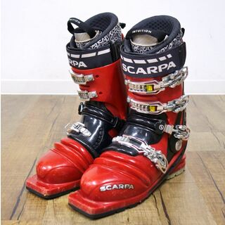 スカルパ(SCARPA)のスカルパ SCARPA  テレマーク スキーブーツ T-RACE ティーレース 26.5cm 3ピン 75ｍｍ メンズ ブーツ 登山 アウトドア(ブーツ)