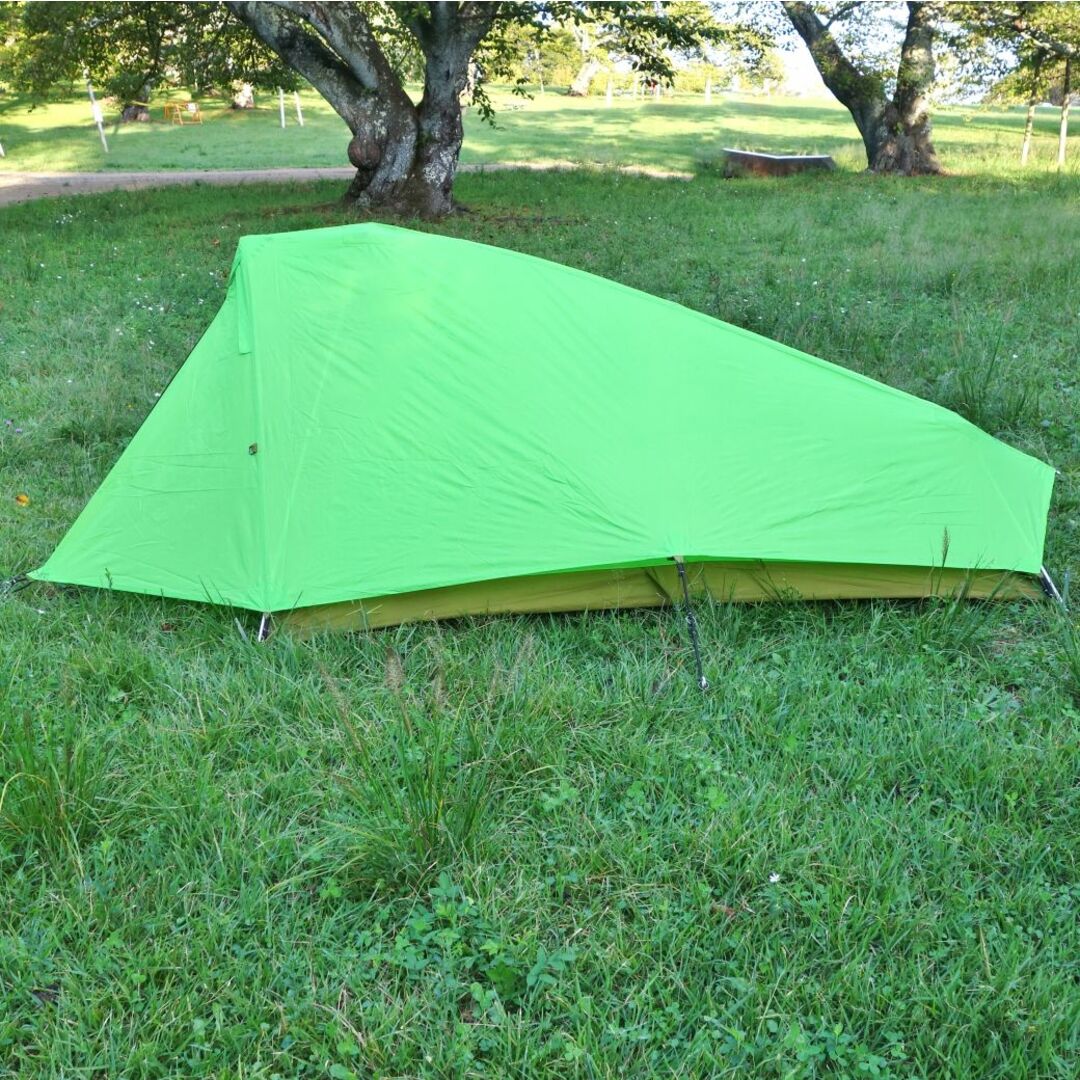 極美品 モンベル mont-bell テント 旧タイプ Moonlight Tent 1 ムーンライト1 グランドシート付き 山岳テント ソロ  キャンプ アウトドア