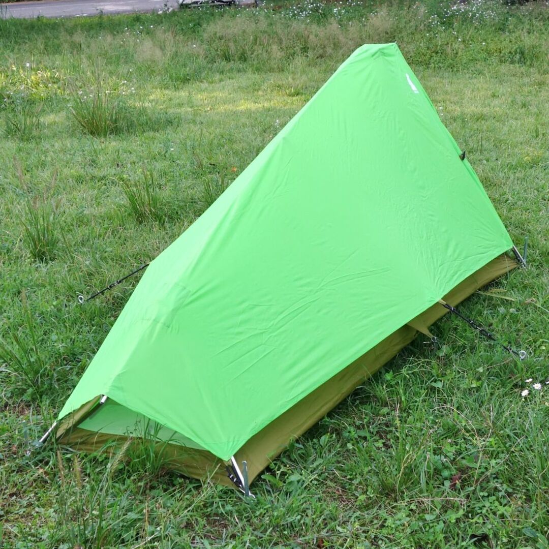 極美品 モンベル mont-bell テント 旧タイプ Moonlight Tent 1 ムーンライト1 グランドシート付き 山岳テント ソロ  キャンプ アウトドア