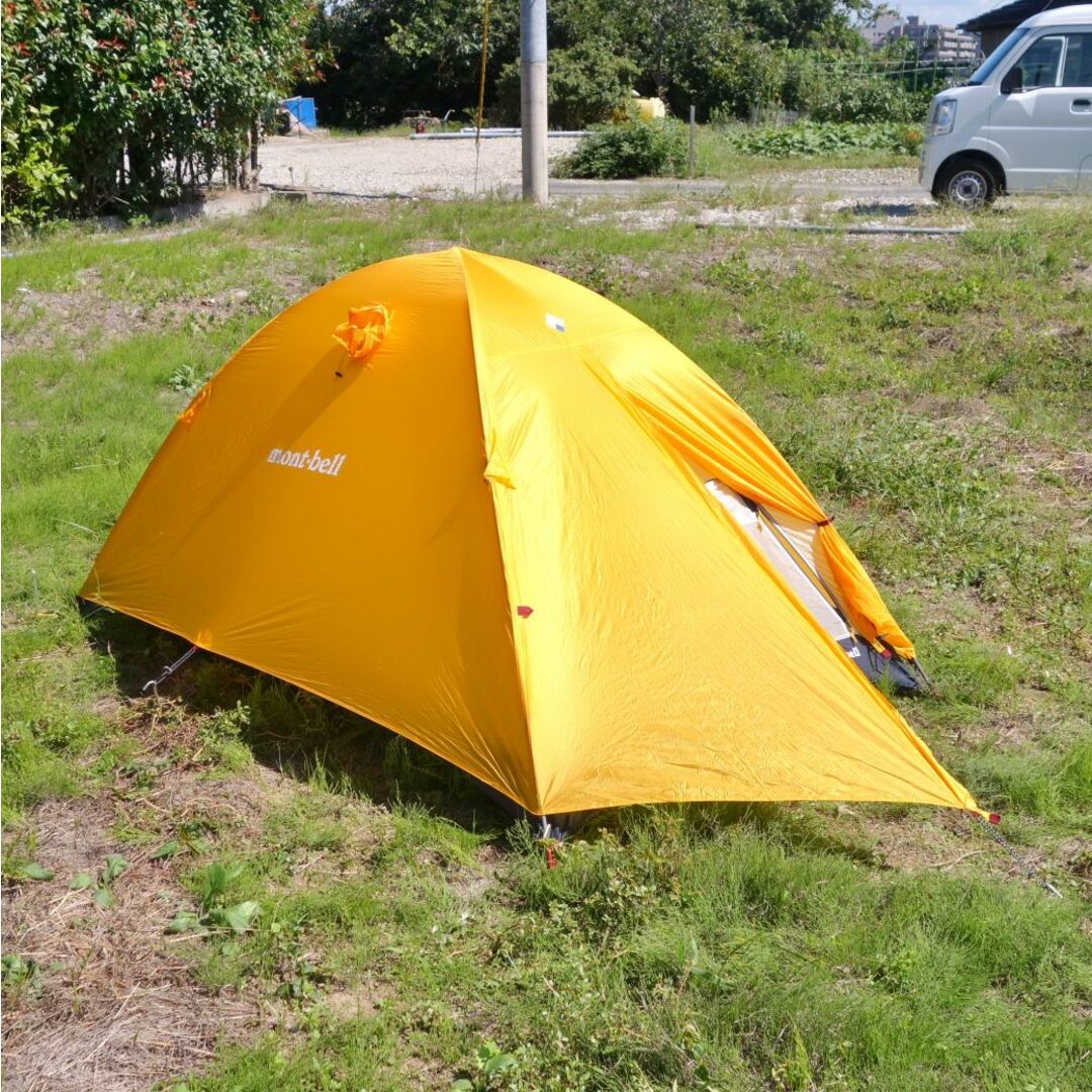 極美品 モンベル mont-bell テント ステラリッジ2 レインフライ 付き ドーム型 2人用 デュオ 登山 山岳テント キャンプ アウトドア |  フリマアプリ ラクマ