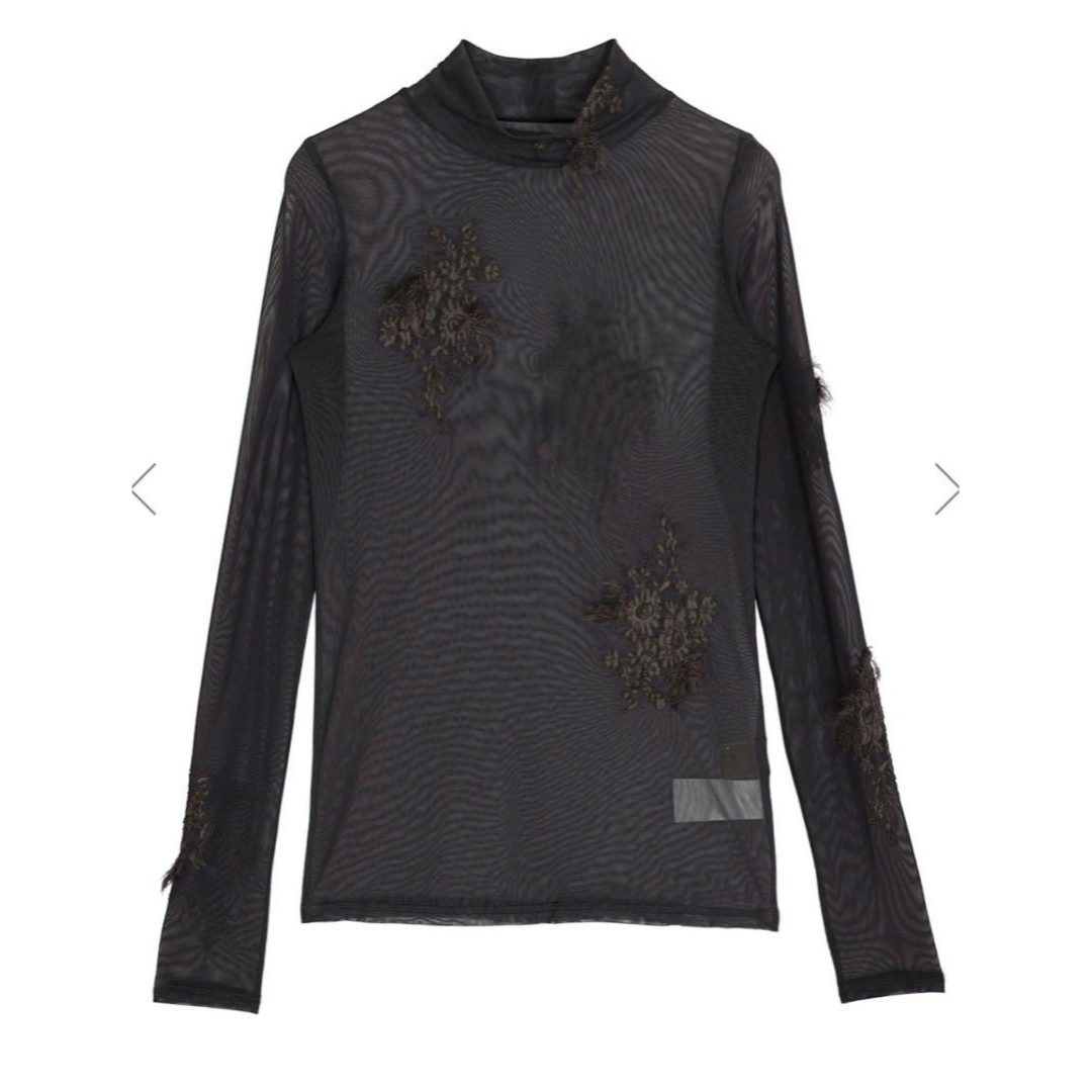 UND FUR EMBROIDERY SKIN TOP 新品