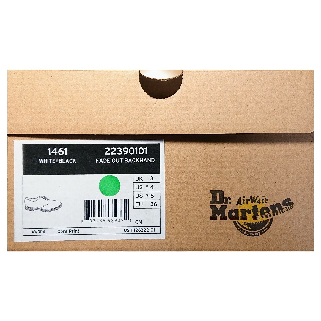 ドクターマーチン スニーカー 1461 WHT/BLK【新品】22～22.5cm