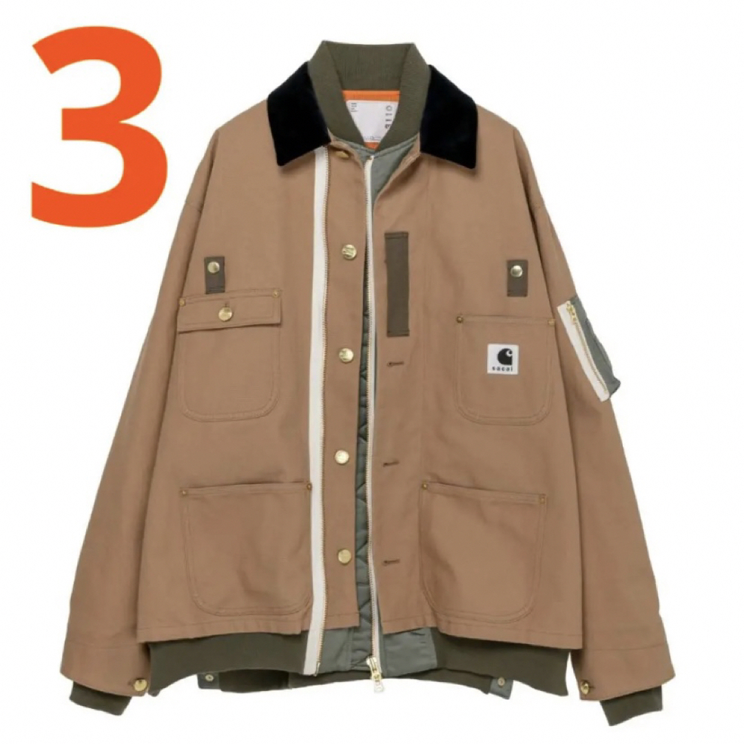 sacai Carhartt WIP Canvas MA-1 Jacket 3-