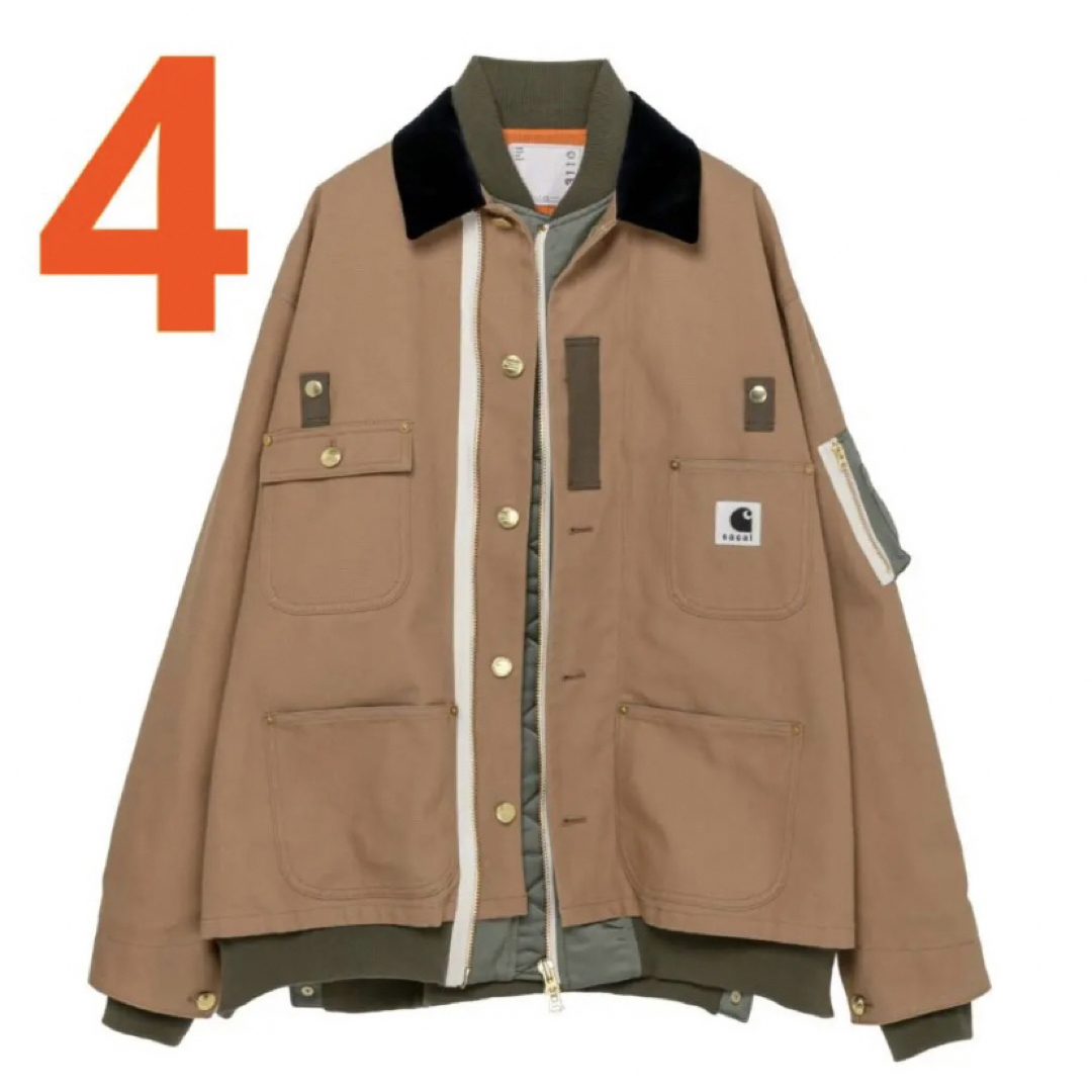 sacai(サカイ)のsacai Carhartt WIP Canvas MA-1 Jacket 4 メンズのジャケット/アウター(ブルゾン)の商品写真