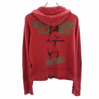 hysteric glamour フード付スゥエットパーカー　レディースフリー