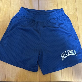 ballaholic - ballaholic mesh zip shorts navycolor