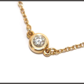 ティファニー(Tiffany & Co.)のティファニー バイザヤード ブレスレット ダイヤモンド 0.10ct 750YG(ブレスレット/バングル)