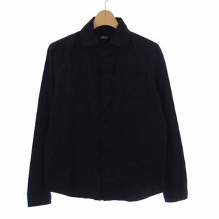 ロロ(LOLO)のロロ LOLO 比翼シャツ 長袖 コットン S 黒 ブラック LS-89 /KH(シャツ)