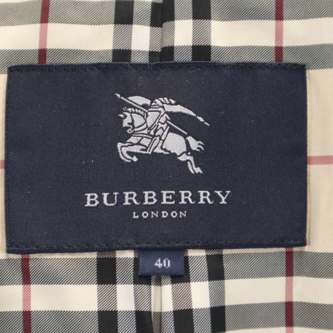 BURBERRY - バーバリー 三陽商会 フェイクレザー ジャケット 40