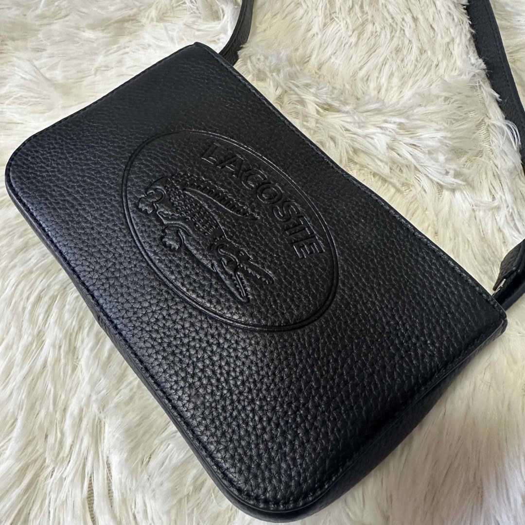 LACOSTE - 【極美品】ラコステ クロコ クルー ショルダーポシェット