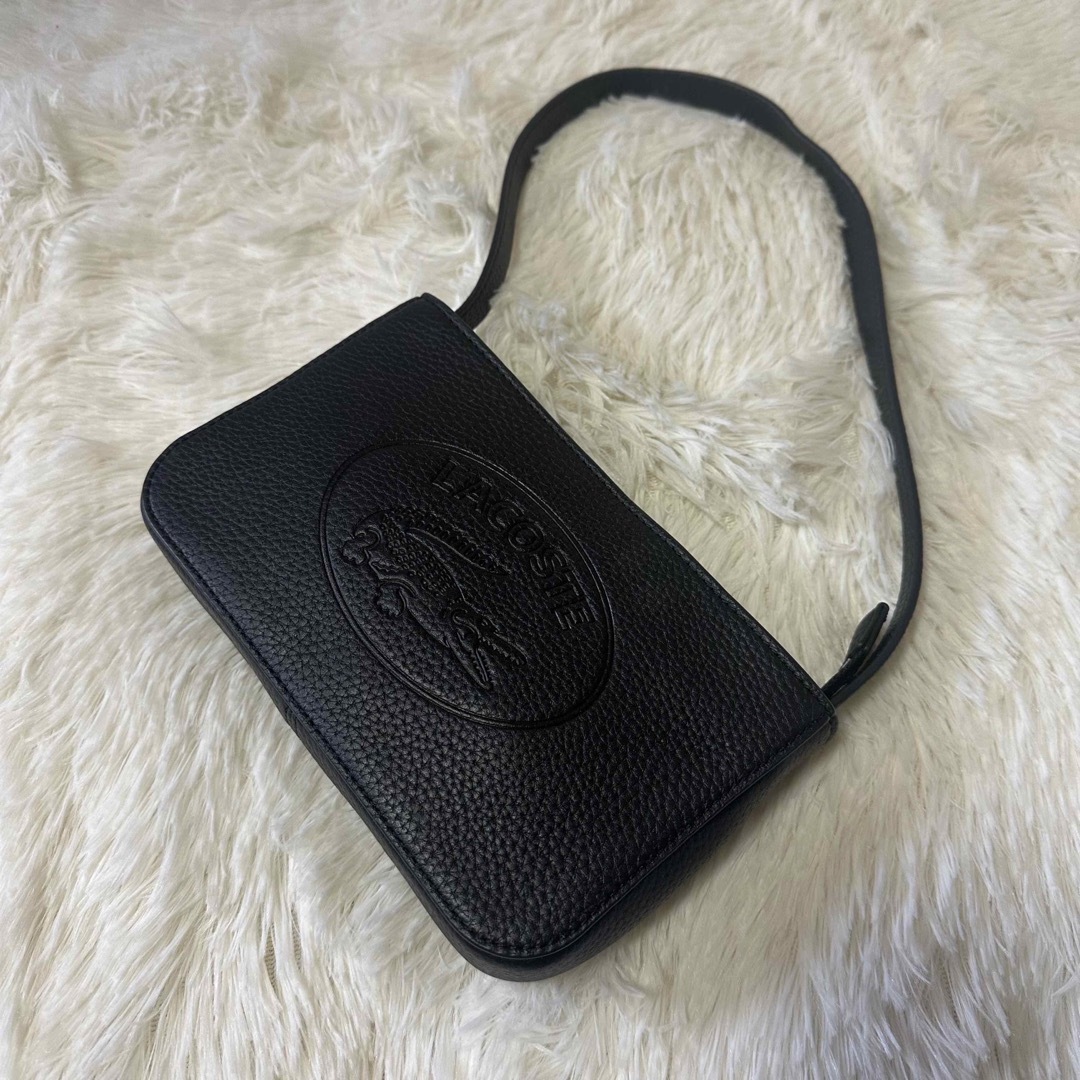 LACOSTE - 【極美品】ラコステ クロコ クルー ショルダーポシェット