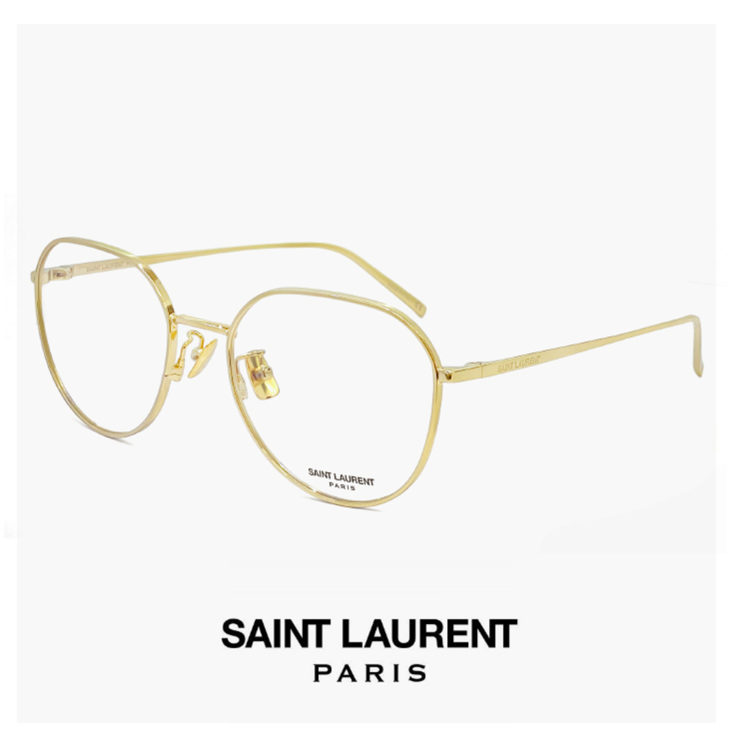 【新品】 サンローラン メンズ メガネ SAINT LAURENT sl484 003 眼鏡 男性用 モデル ボストン クラウンパント 型 フレーム SAINTLAURENT 正規品