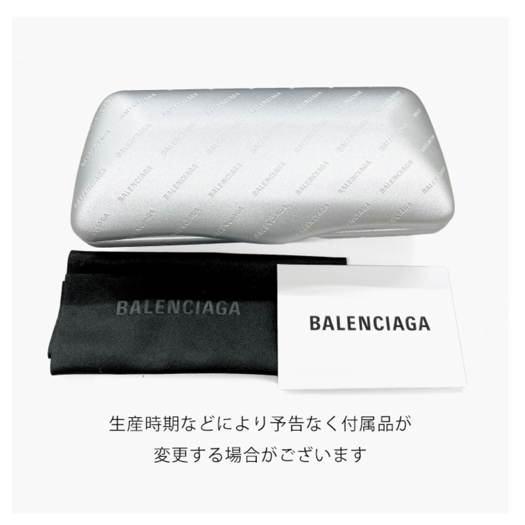 Balenciaga(バレンシアガ)の【新品】 バレンシアガ メガネ BALENCIAGA bb0168o 001 眼鏡 メンズ レディース ユニセックス モデル ボストン 型 フレーム 正規品 レディースのファッション小物(サングラス/メガネ)の商品写真