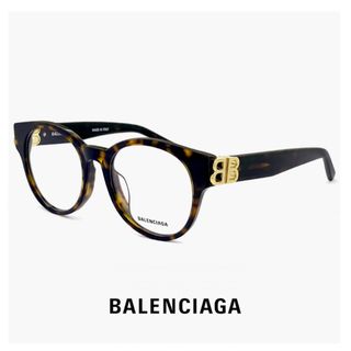 バレンシアガ(Balenciaga)の【新品】 バレンシアガ レディース メガネ BALENCIAGA bb0173o 002 眼鏡 ラウンド ボストン 型 フレーム 正規品(サングラス/メガネ)