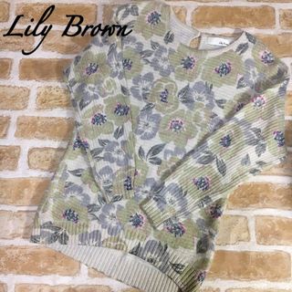 リリーブラウン(Lily Brown)のLily Brown 薄手 ニット トップス(ニット/セーター)