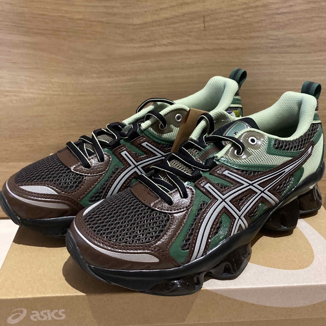 asics - 25.5cm asics GEL-QUANTUM KINETIC Greenの通販 by naa's shop