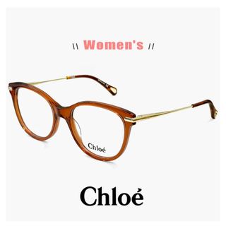 クロエ(Chloe)の【新品】 クロエ レディース メガネ ch0058o-002 50mm chloe 眼鏡 キャットアイ フォックス ウェリントン 型 めがね 小振り【国内正規品】(サングラス/メガネ)