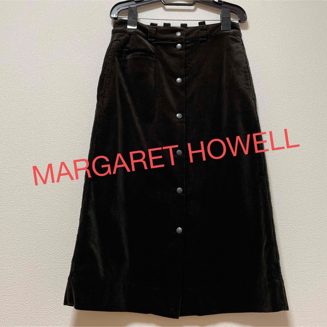 ダークブラウンMARGARET HOWELL  HEAVY COTTON NEEDLECORD