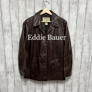 Eddie Bauer - 90s エディーバウアー スエード レザー ウエスタン