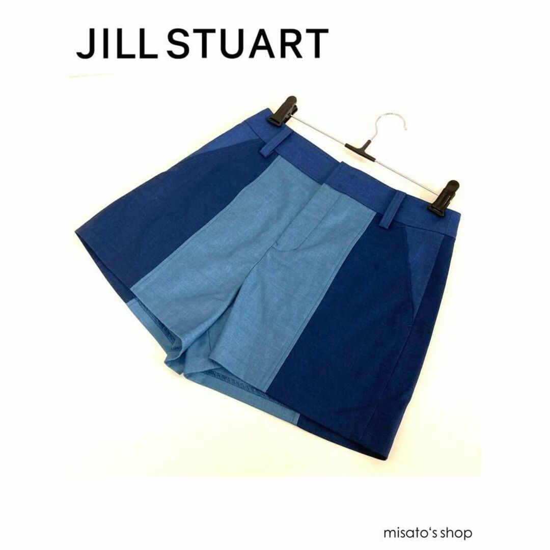 JILLSTUART(ジルスチュアート)の★JILL STUART★ ジルスチュアート ２色ブルーショートパンツ 新品 レディースのパンツ(ショートパンツ)の商品写真