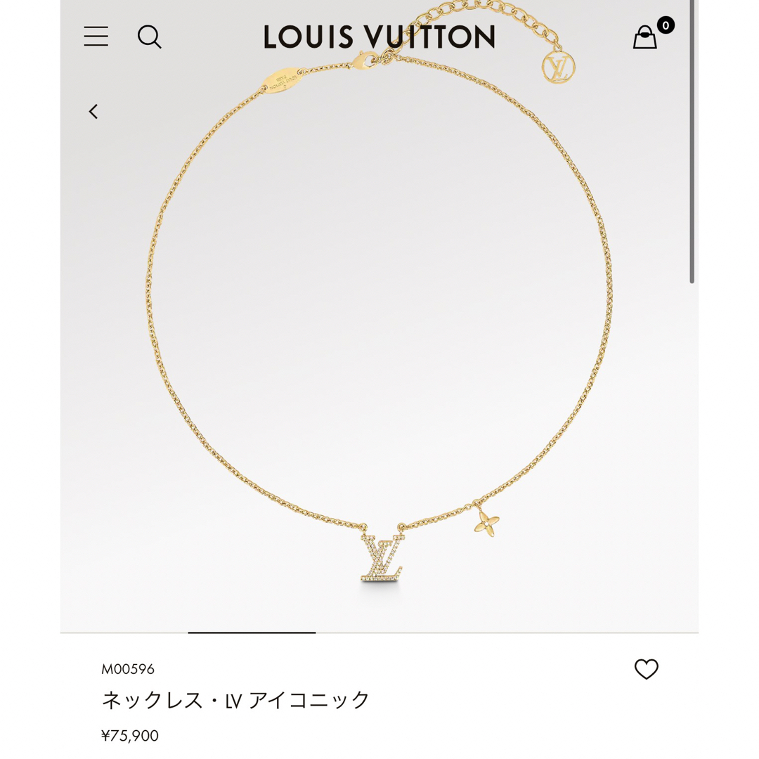 LOUIS VUITTON - ルイヴィトン ネックレス・LVアイコニックの通販 by