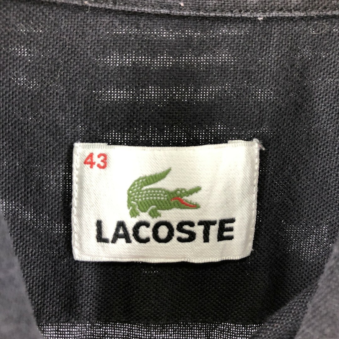 ラコステ LACOSTE 長袖 ボタンダウンシャツ メンズXL /eaa373275